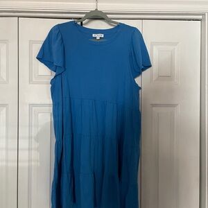 J. Crew Vibrant Blue Short Dress